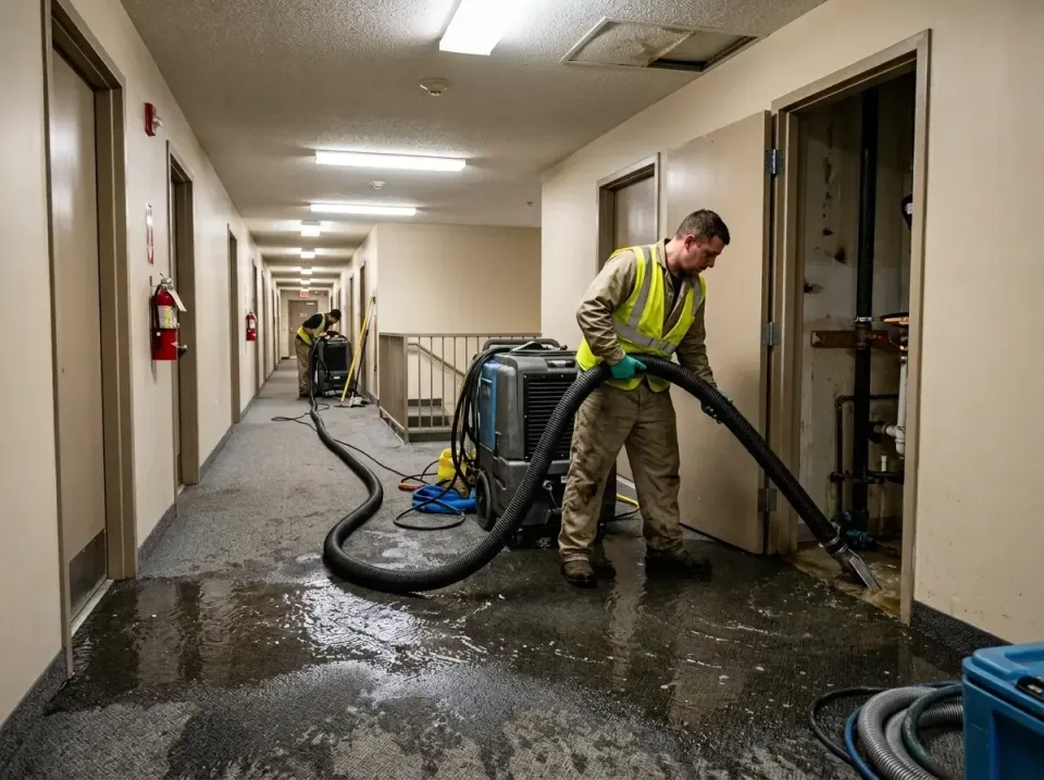 multi-unit-apartment-hallway-f-005 — frequently asked questions, Emergency Burst Pipe Water Extraction & Removal in Myrtle G…